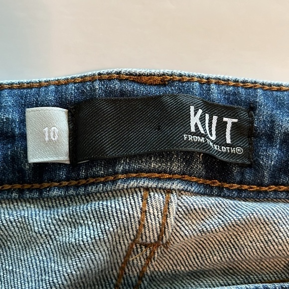 Kut From The Kloth Catherine Boyfriend Mid Rise Size 10 - Picture 10 of 16